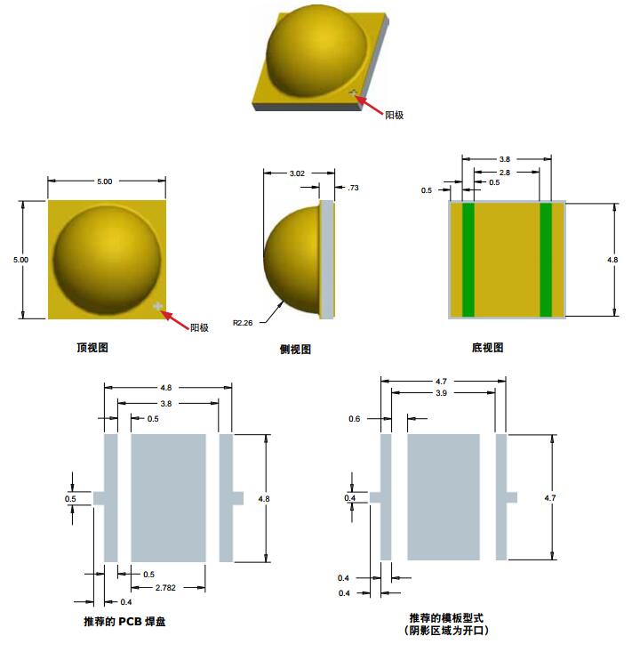 ͨ;���led LR-XML4����ͼ