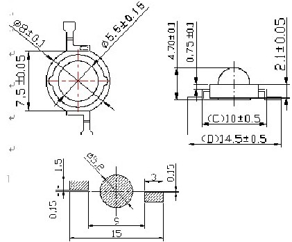 ͨ;���led ������1-3W����LED����ͼ